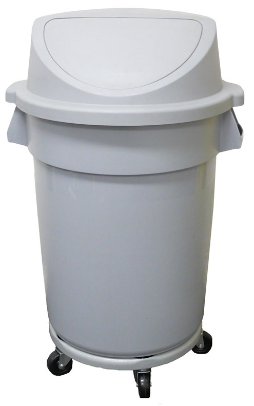 Nab 120 Litre Swing Lid Bin Complete with Dolly