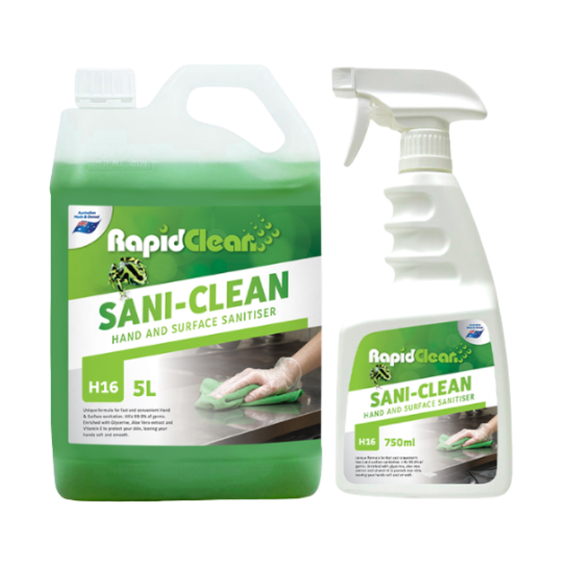Rapid Clean Sani-Clean Hand And Surface Sanitiser