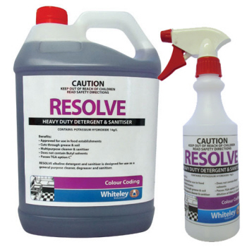 Resolve Heavy Duty Detergent and Sanitiser 5L