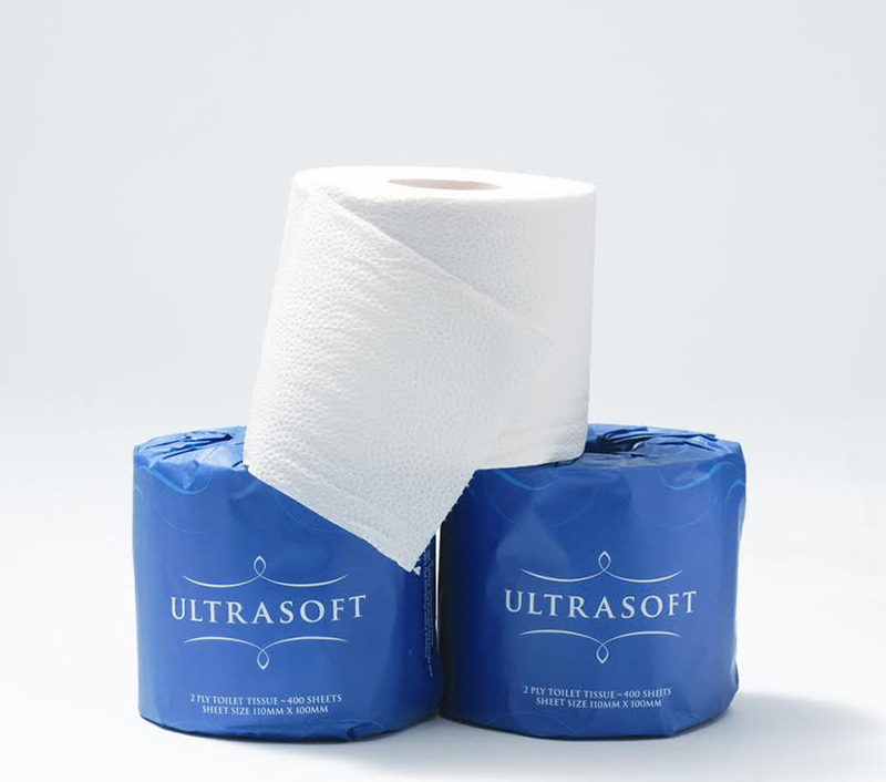 UltraSoft 2 Ply 700 Sheet Individually Wrapped Toilet Paper Roll