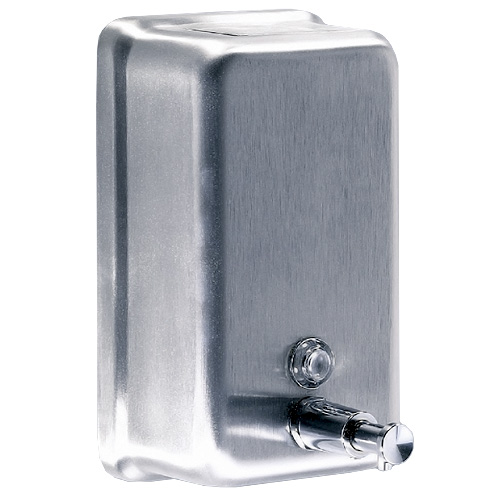 Stainless Steel Soap Dispenser 1.2 L Vertical Satin Finish
