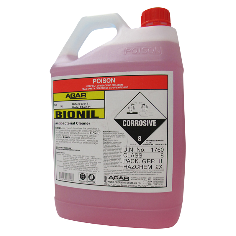 Agar Bionil Antibacterial Cleaner 5L
