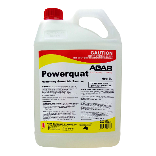 Agar Powerquat Quaternary Germicide Sanitiser 5L