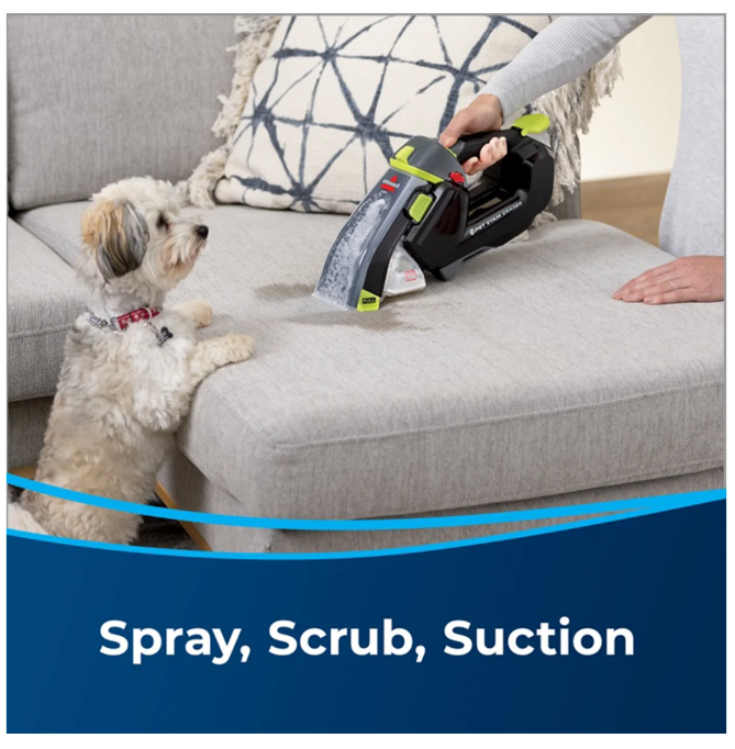 Bissell Stain Eraser PET 3318F Cordless Portable Carpet Cleaner