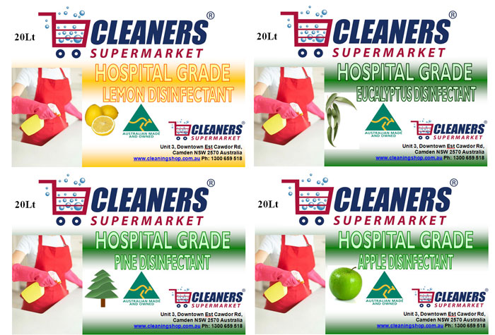 Cleaners Supermarket Hospital Grade Disinfectants