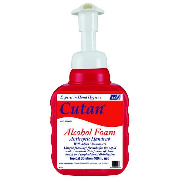 Cutan Alcohol Foam Hand Sanitiser 400ml