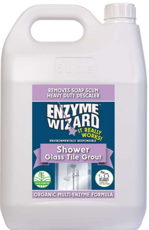 Enzyme Wizard Shower Glass Tile Grout Cleaner
