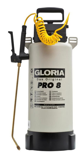 Gloria Pro 8 Poly Sprayer with Spiral Hose