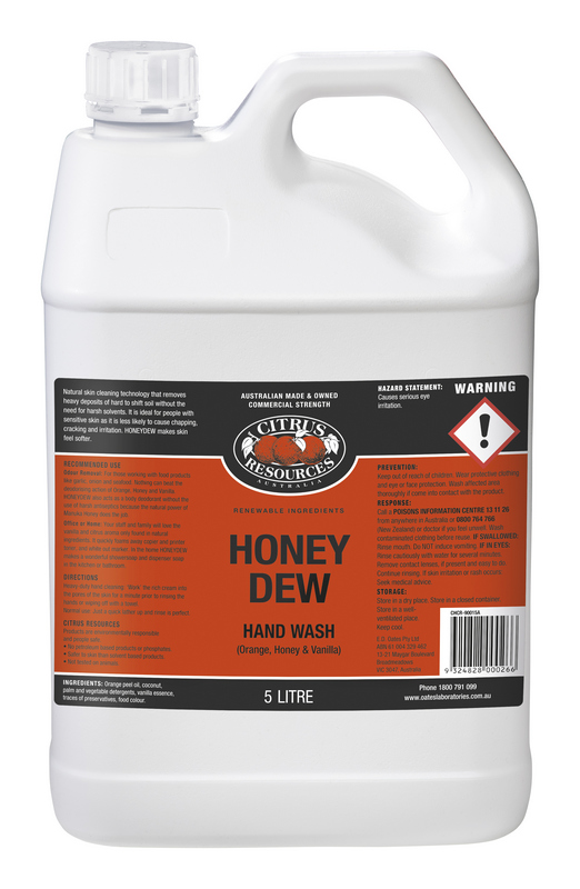 Honeydew Hand Cleaner With Orange, Honey & Vanilla