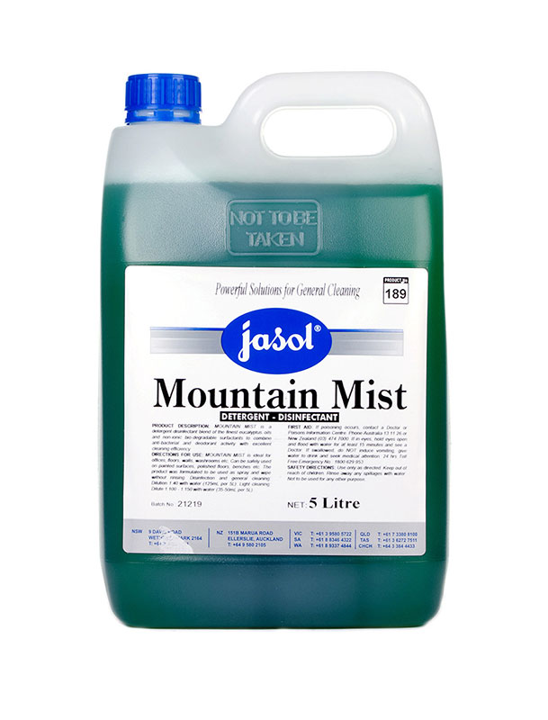 Jasol Mountain Mist Detergent Sanitiser 5L