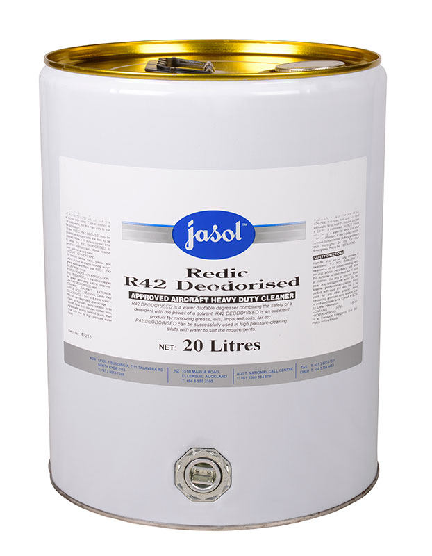 Jasol Redic R42 Deodorised Approved Aircraft Cleaner 20L