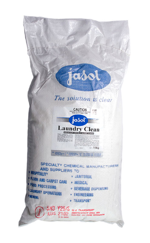 Jasol Laundry Clean Medium Duty Synthetic Laundry Powder 15kg