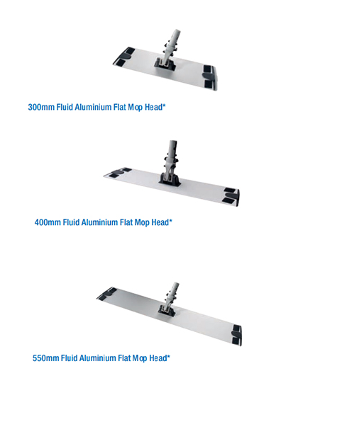 Oates Decitex Fluid Aluminium Flat Mop Head