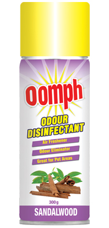 Oomph Disinfectant Spray Sandalwood 225G