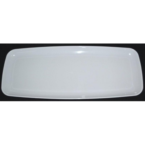 Rectangular Food Service Platters White 22"