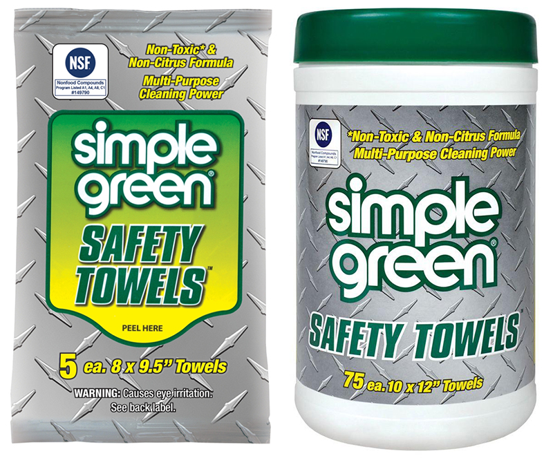 Simple Green Safety Towels - Cleaning Wipes