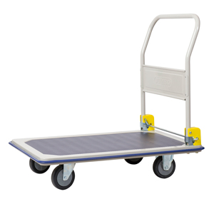 Single Foldable Flat Bed Medium Platform Trolley 
