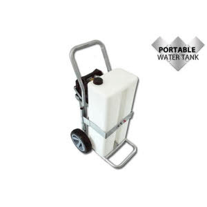 54L Portable Water Tank on Trolley with Pump