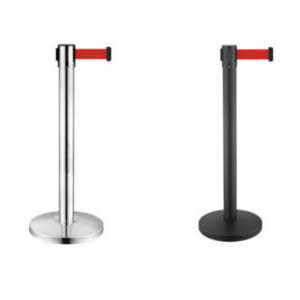 Retractable Queue Barrier