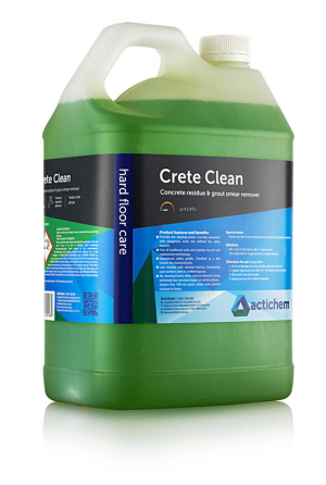 Actichem Crete Clean Concrete Cleaner | Grout Residue Removal