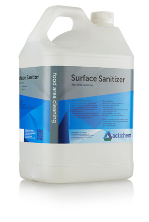 Actichem Surface Sanitizer Food Area No-Rinse Sanitizer
