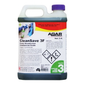 Agar Cleansave 3 Commercial Grade Disinfectant 2.4L