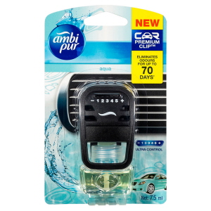 Ambi Pur Car Vent Premium Clip Air Freshener 7.5ml