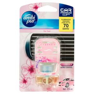 Ambi Pur Car Vent Premium Clip Air Freshener For Her