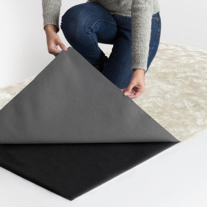 Shag Rug Winter White with Pad