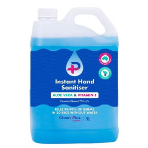 Clean Plus Instant Hand Sanitiser 5L