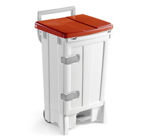 Cleaners Supermarket Open-up Pedal Bin 90L