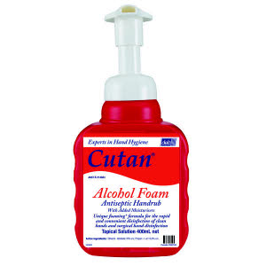 Cutan Alcohol Foam Hand Sanitiser 400ml