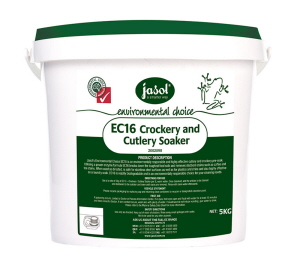 Jasol EC16 Crockery and Cutlery Pre-Soaker Powder 5KgJasol EC16 Crockery and Cutlery Pre-Soaker Powder 5Kg