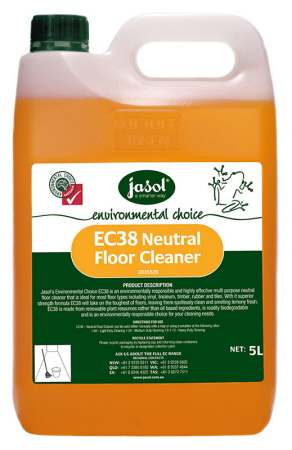 Jasol EC38 Neutral Floor Cleaner 5L Environmental Choice