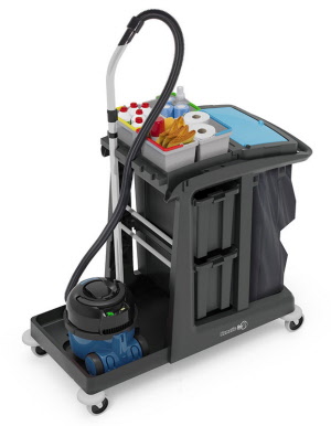 Numatic Eco-matic EM5 Cleaning Trolley - Optional Accessories Not Included