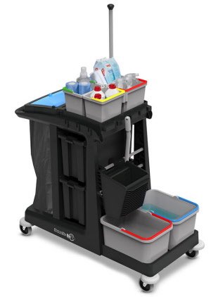 Numatic Eco-matic EM5 Cleaning Trolley - Optional Accessories Not Included