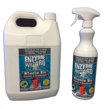 Enzyme Wizard Wheelie Bin Cleaner and Deodoriser