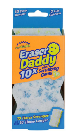 Eraser Daddy with Scrubbing Gems Lasts 10x Longer 