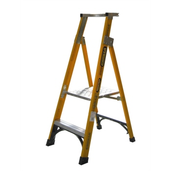Gorilla Fibreglass Platform Ladder 150kg Industrial