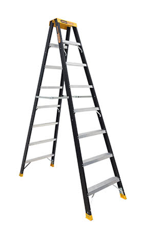 Gorilla Double Sided A-Frame Fibreglass Ladder
