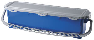 Oates Flat Mop Soak Bucket and Lid Blue