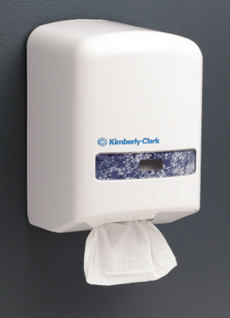 KIMBERLY-CLARK WINDOWS* Mini Soft Interleaved Toilet Tissue Dispenser