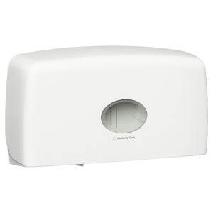 Kimberly Clark Jumbo Toilet Roll Paper Twin Dispenser