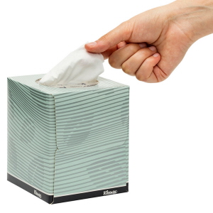 Kleenex Facial Tissue Cube Carton of 24