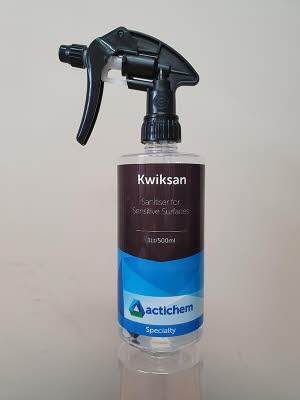 Kwiksan 80% Alcohol Surface Sanitizer for Medical and Food Contact Surfaces