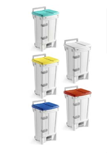 Cleaners Supermarket Open-up Pedal Bin 90L
