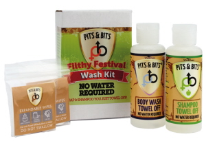 Waterless Wash Kit - No Rinse Body Wash and Shampoo
