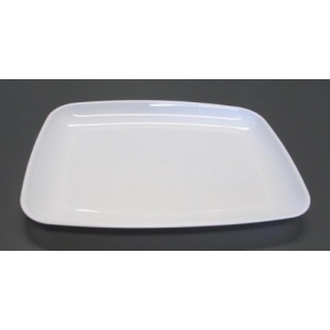 Rectangular Food Serving Platter 12" White