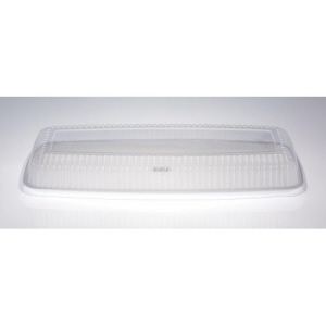Rectangular Food Serving Platter 22" Clear Lid