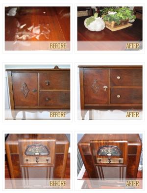 Howard Restor-a-Finish Before and After Image